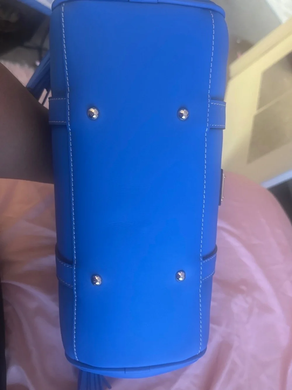 Dooney & Burk Blue Penrose Satchel Purse